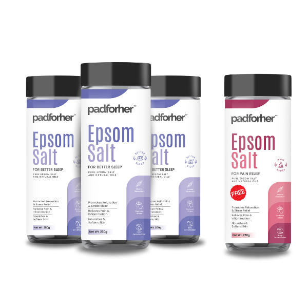 buy 3 better sleep epsom salt get 1 free pain relief epsom salt