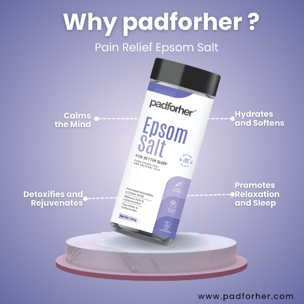 why choose padforher better sleep epsom salt