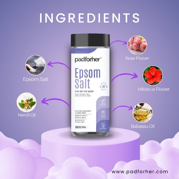 Ingredients in padforher better sleep epsom salt