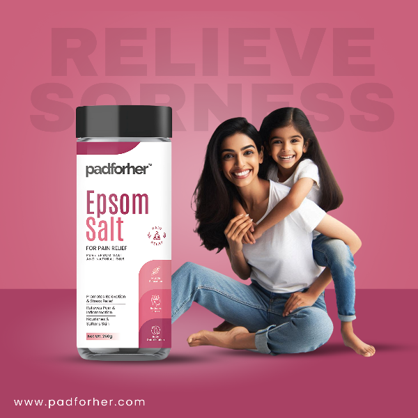 padforher epsom salt relieve sorness