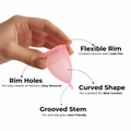 what's in padforher menstrual cup