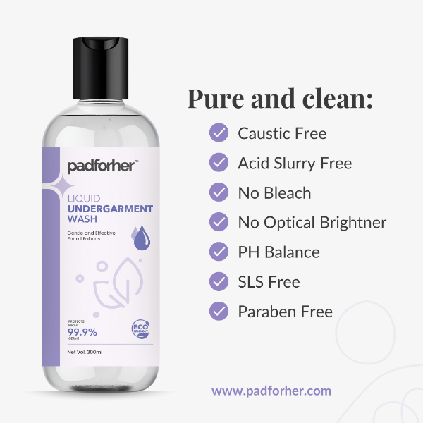 paforher undergarment wash pure and clean